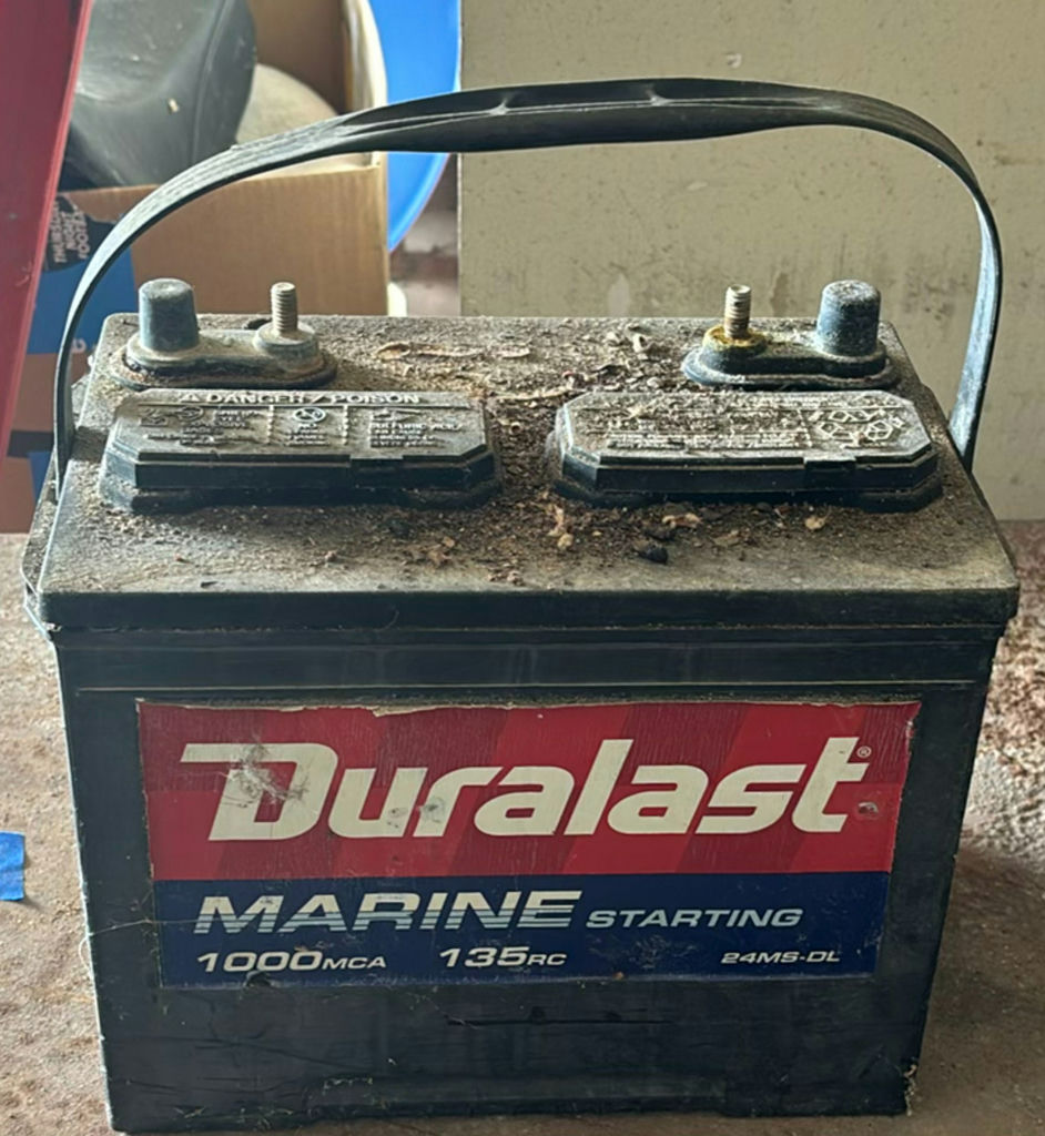 Two marine starting batteries (Duralast and EverStart) - image 2 of 5