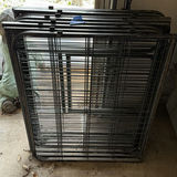 Metal kennel panels and bundled rods - thumbnail 1 of 5