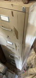 Tall beige metal filing Cabinet - thumbnail 3 of 3