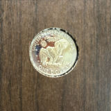 2 Eisenhower dollar coins in display boxes - thumbnail 6 of 6
