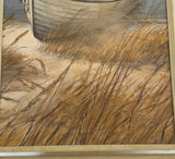 Framed coastal boat painting - thumbnail 3 of 4