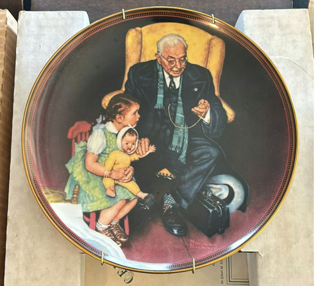 Norman Rockwell decorative plate collection (4 plates) - image 6 of 12