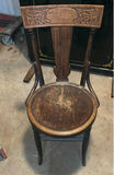 Antique wooden shelf unit and carved chair - thumbnail 4 of 7