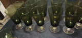 Set of green glass wine glasses - thumbnail 5 of 5