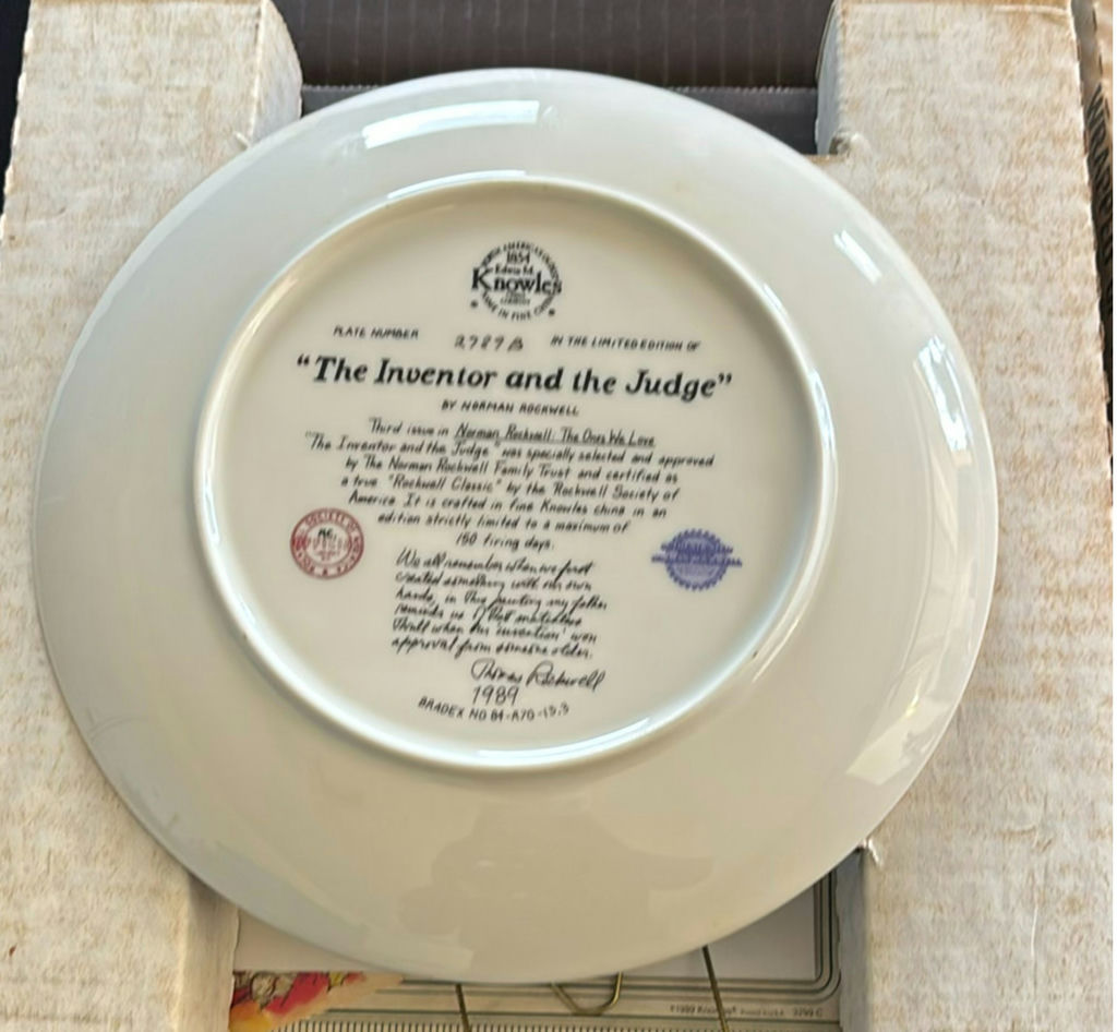 Norman Rockwell Collector Plates (Limited Editions) - image 21 of 33
