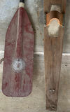 Vintage wooden water ski with paddle - thumbnail 3 of 6