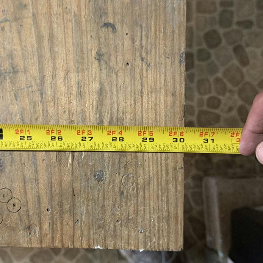 Rustic wooden work table - image 6 of 6