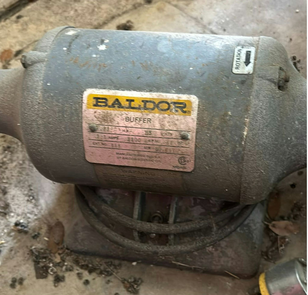 Baldor bench buffer/grinder - image 3 of 7