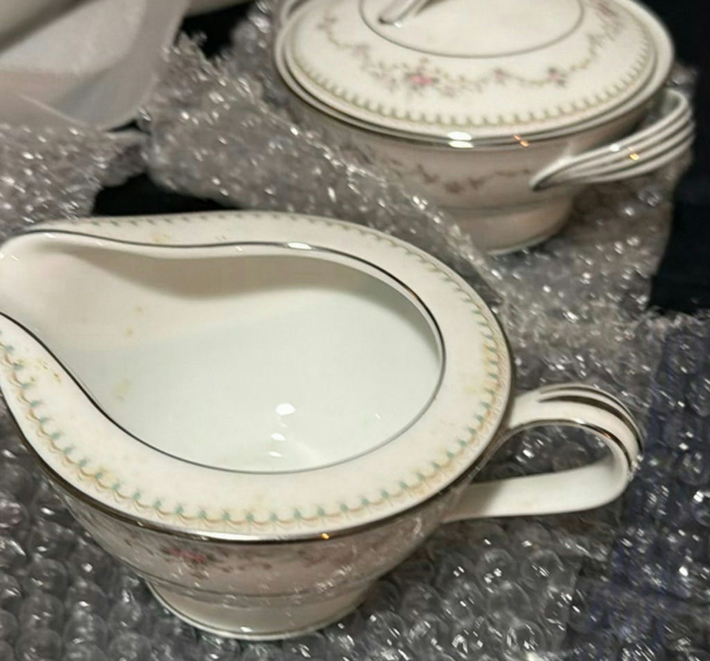 Noritake Fairmont china dinnerware set with cups and saucers - image 6 of 14