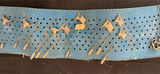 Blue perforated belt with assorted pins - thumbnail 4 of 7