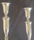 Pair of silver plated candlesticks - thumbnail 4 of 4