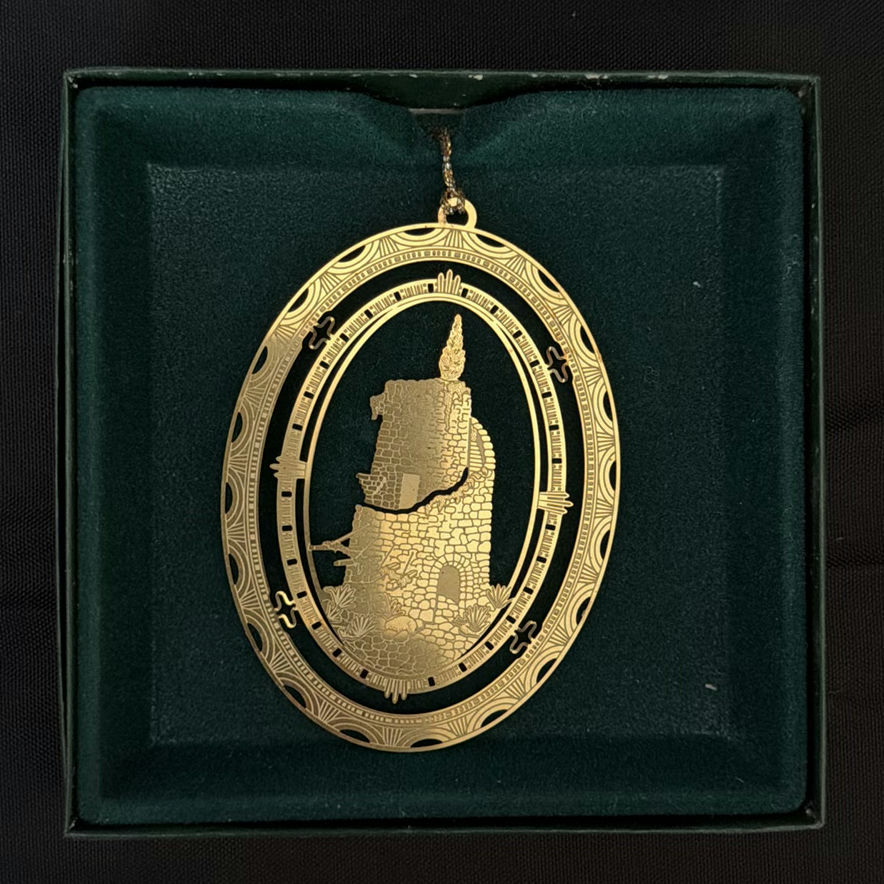 Assorted gold-tone jewelry and keepsake medallions - image 5 of 6