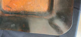 Vintage Laundry Service sign and rusted metal baking pan - thumbnail 5 of 5