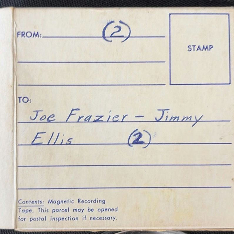 Magnetic recording tape reels of Joe Frasier and Jimmy Ellis fight - image 2 of 3