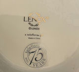 Lenox Holly Pattern Porcelain Pedestal Bowl - thumbnail 3 of 4