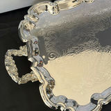 Silver-plated Chippendale Tray - thumbnail 3 of 6