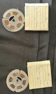 Magnetic recording tape reels of Joe Frasier and Jimmy Ellis fight - Image 1 of 3