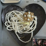 Metal Flat File Cabinet with Craft and Jewelry Supplies - thumbnail 6 of 14