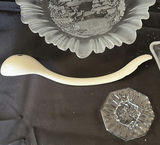Assorted etched and decorative glass bowls and dishes - thumbnail 2 of 5
