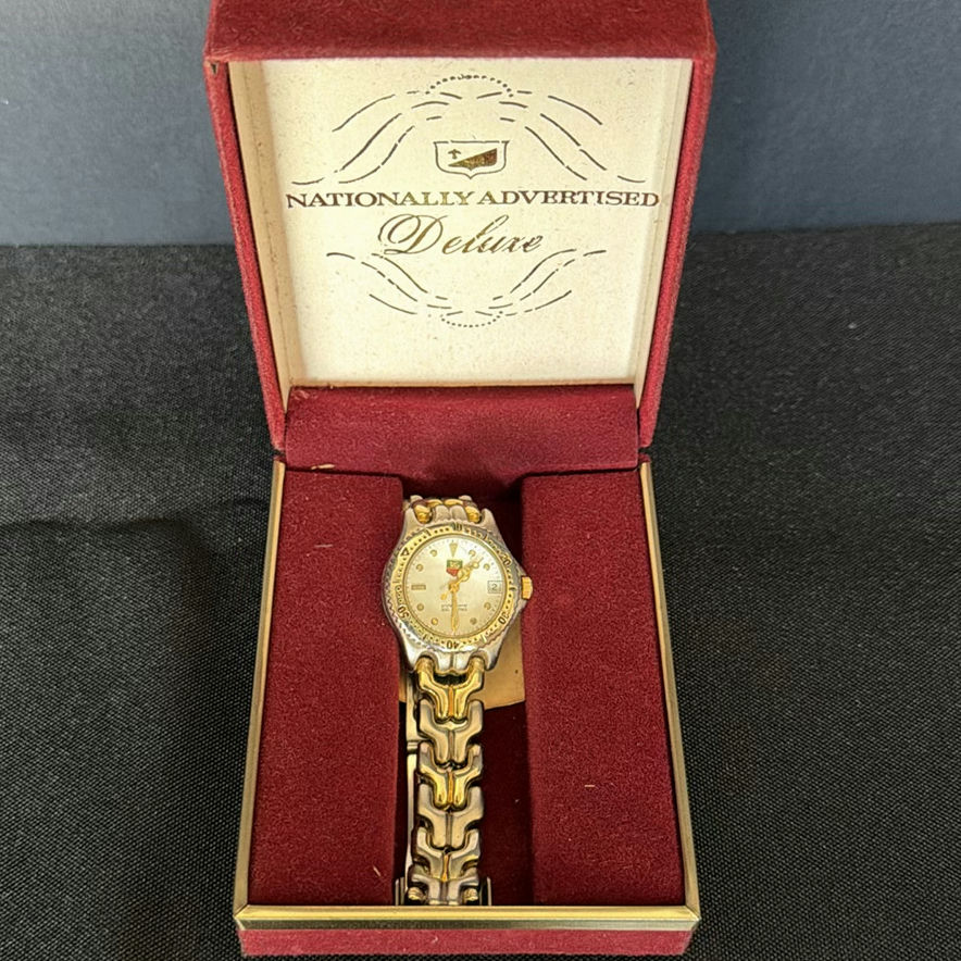 Two vintage wristwatches, a bracelet, and small Bible - image 2 of 5