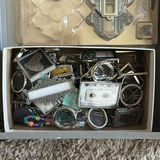 Metal Flat File Cabinet with Craft and Jewelry Supplies - thumbnail 12 of 14