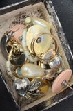 Box of assorted vintage costume jewelry - thumbnail 3 of 3