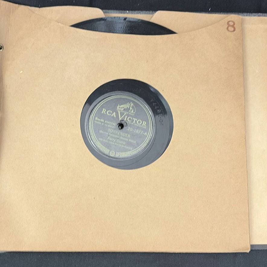 Binder of vintage 78 RPM vinyl records with index - image 9 of 12