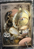 Box of assorted vintage costume jewelry - thumbnail 1 of 3
