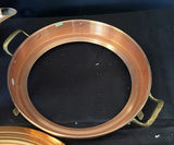Copper tea set with mugs, tray, and trivet - thumbnail 5 of 6