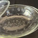 Clear Glass Oval Covered Serving Dish - thumbnail 3 of 5