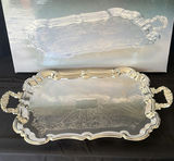 Silver-plated Chippendale Tray - thumbnail 1 of 6