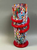 MCM Millefiori Art Glass Vase - thumbnail 4 of 5