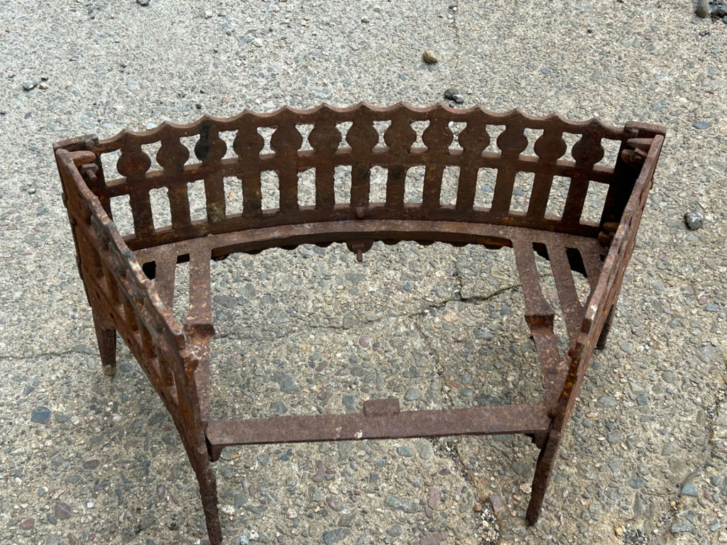 Antique Cast-iron Fireplace Grate   - image 4 of 6