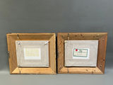 Oriental Watercolor Paintings on Cork  - thumbnail 4 of 5