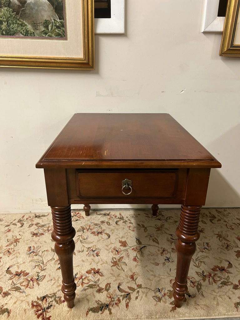 Ethan Allen One Drawer End Table - image 1 of 7