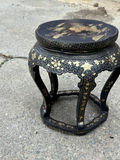 Asian Gilt Lacquered Stool/Side Table - thumbnail 3 of 4