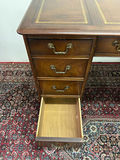 Vintage Sligh Furniture Leather Top Desk - thumbnail 8 of 11