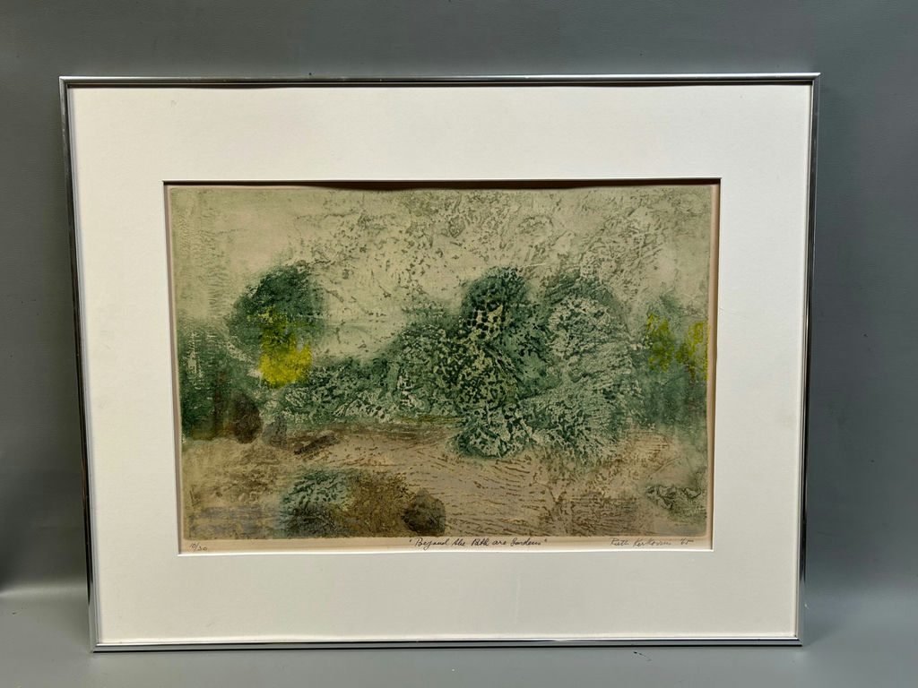 Signed Ruth Kerkovius Aquatint Abstract Art  - image 1 of 5
