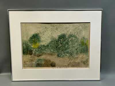 Signed Ruth Kerkovius Aquatint Abstract Art - Image 1 of 5