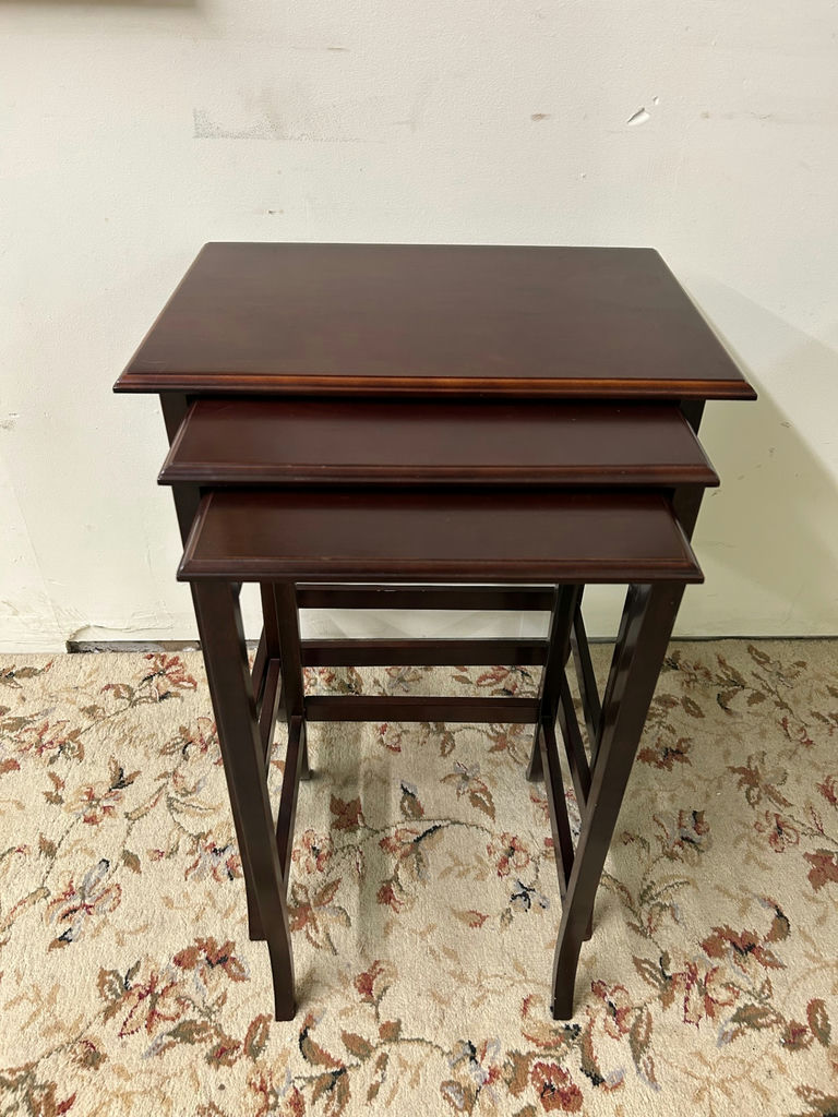 A Set of 3 Nesting Tables - image 1 of 6