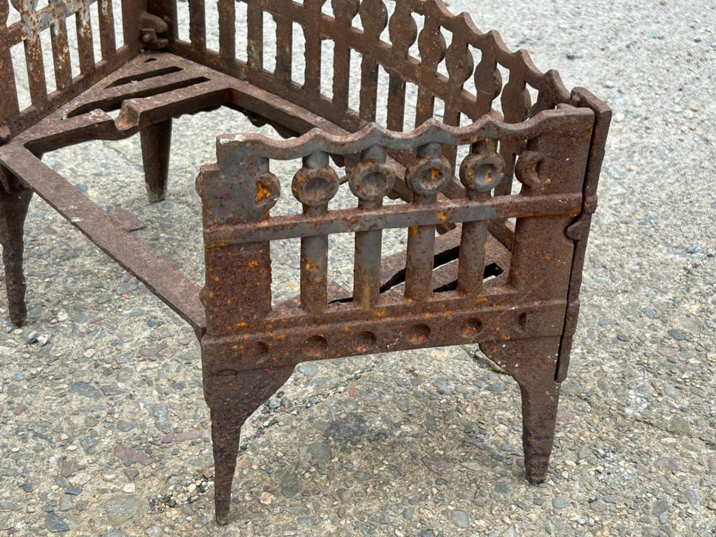 Antique Cast-iron Fireplace Grate - image 6 of 6