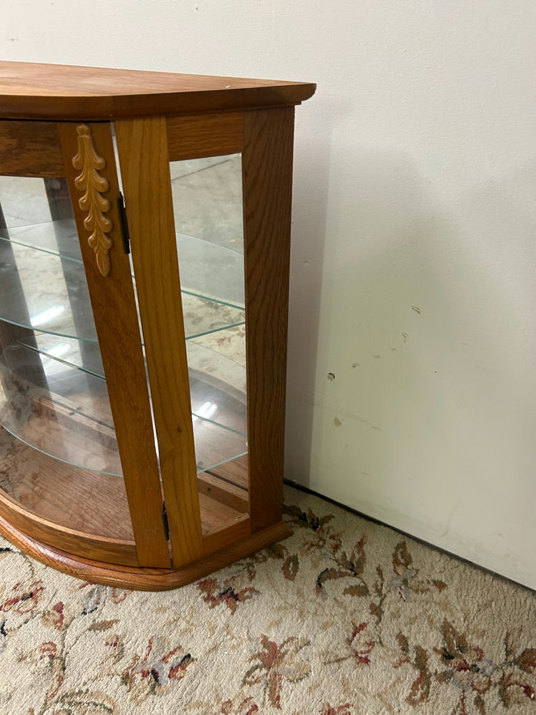 Vintage Bubble Glass Tabletop Curio - image 6 of 7