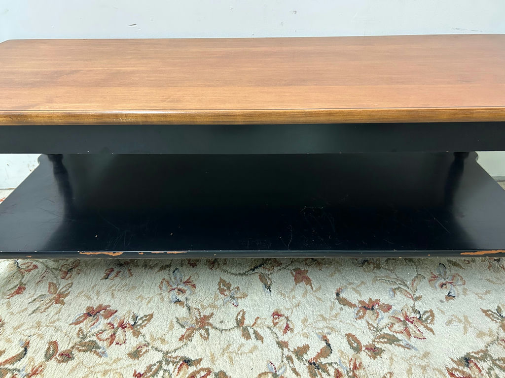 Hitchcock Stenciled Lacquered Coffee Table - image 6 of 6