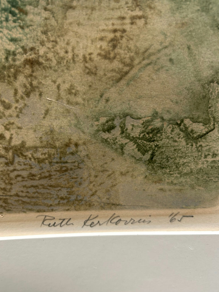 Signed Ruth Kerkovius Aquatint Abstract Art - image 3 of 5