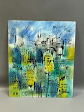 Cityscape Painting on Porcelain - thumbnail 1 of 4