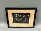 Signed Anna Hoghan 1921-2017 Engraving Titled: "Early American" - thumbnail 1 of 5