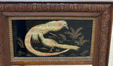 Reverse Bird Painting on Glass Wall Mirror - thumbnail 2 of 4