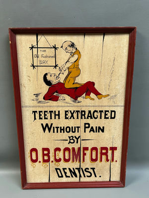 Vintage Dentist Advertising Signed  - Image 1 of 4