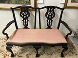 Antique Ball & Claw Feet Settee  - thumbnail 1 of 5