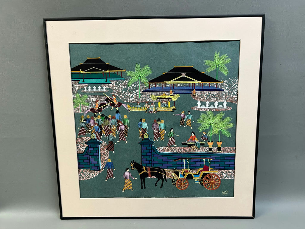 Acrylic Festivity Painting - image 1 of 5